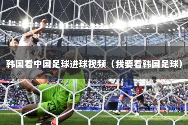 韩国看中国足球进球视频(我要看韩国足球)